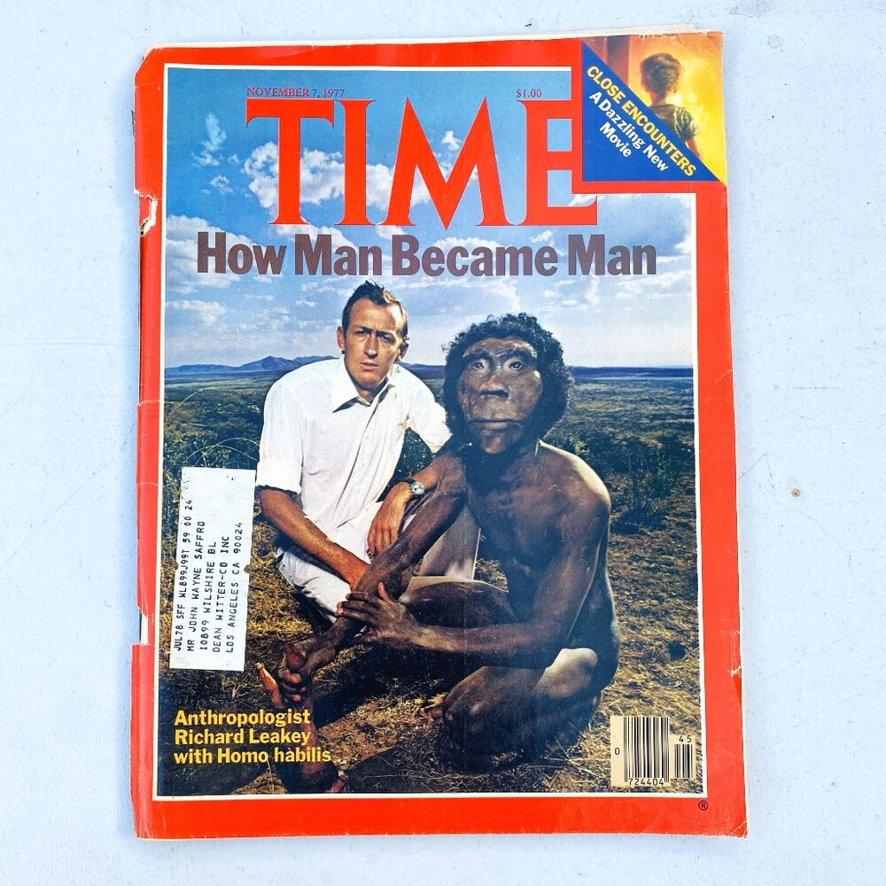 Vintage TIME Magazine 11/7/1977 ‘How Man Became Man’